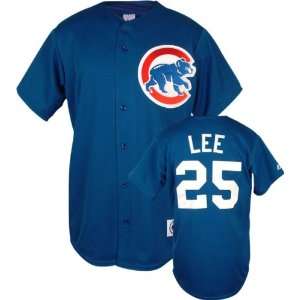  Chicago Cubs Derek Lee Majestic Replica Alternate Blue 
