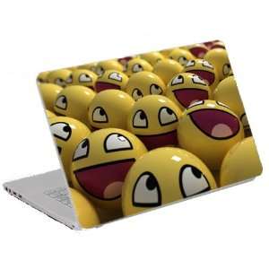   Skin) Trim to Fit 13.3 14 15.6 Laptops   Smiley Icons: Electronics