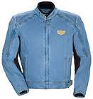 cortech tour master dsx denim motorcycle jacket classic blue 2xlarge