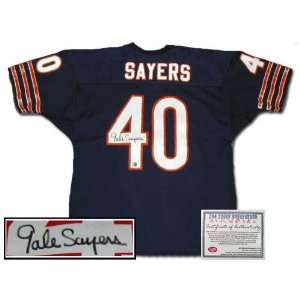  Gale Sayers Autographed Authentic Style Navy Jersey 