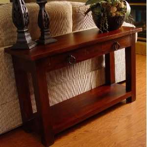  Classic Rosewood Console Table   2 Drawer