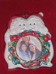 Lenox Friends Frame Porcelain Christmas Ornament  