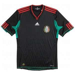  adidas Mens ClimaCool Mexico Away Jerseys Black/Red/XX 