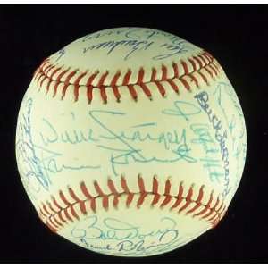  Willie Stargell Autographed Baseball   Catfish Hunter +26 