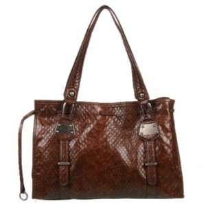 JESSICA SIMPSON BAG IT TOTE IN LUGGAGE BROWN NWT!!  