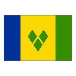 St. Vincent and the Grenadines Nylon flag 5 x 8