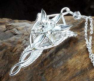 Arwen evenstar pendant & necklace Lord of the Rings  
