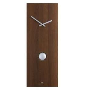    Wall clock,31.5 x 11.81 x 1.5, wood, Pendulum Electronics