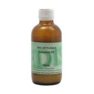  Medisca Coconut Oil Natural 100% 100 ml Topical Use Skin 