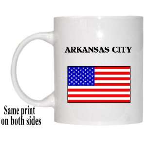  US Flag   Arkansas City, Kansas (KS) Mug 