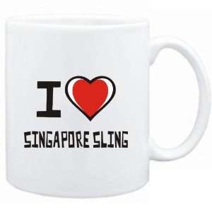    Mug White I love Singapore Sling  Drinks