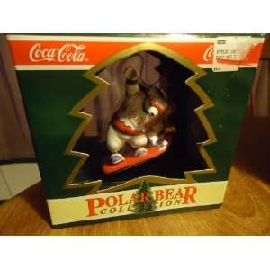  Coca Cola Coke Polar Bear Collection Snowboarding Bear Christmas 
