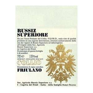  Russiz Superiore Collio Friulano 2007 750ML Grocery 