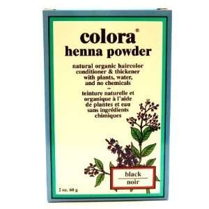  Colora Henna Veg Hair Black 2 oz. (Case of 6): Health 