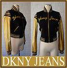 dkny jeans ladies gold black short crop letterman s street