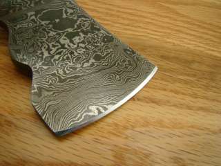 Custom Damascus Tomahawk Axe Hatchet Head Knife Blank 6  