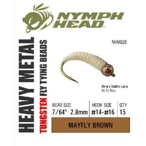 Nymph Head Heavy Metal Tungsten Fly tying Beads  Sports 
