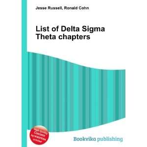  List of Delta Sigma Theta chapters Ronald Cohn Jesse 