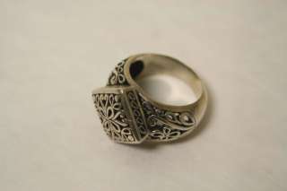 Sterling Silver Filigree Woman’s Ring Beautiful ***** ***** *****