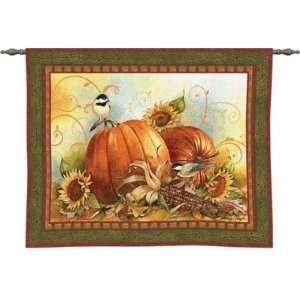   : Joyful Harvest Fall Thanksgiving Pumpkin Tapestry: Kitchen & Dining