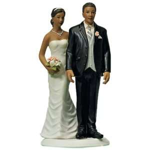   The Love Pinch Bridal Couple Figurine, Ethnic Couple