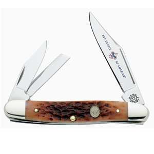  Case Cutlery Whittler 3 Blade Knife with BSA Caramel Bone 