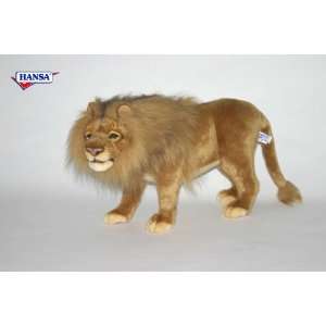  Standing Lion Toy Reproduction By Hansa, 24 Long 
