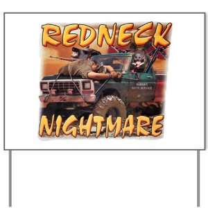  Yard Sign Redneck Nightmare Rebel Confederate Flag 