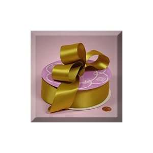   100yd Antique Gold Single Face Satin Ribbon: Health & Personal Care