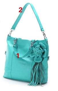 Genuine Leather Bag Purse Handbag Satchel Tote 7 colors  