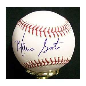  Mario Soto Autographed Baseball   Autographed Baseballs 