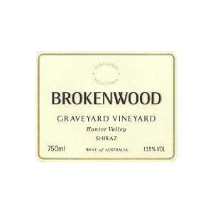  Brokenwood Shiraz Graveyard 2006 750ML Grocery & Gourmet 