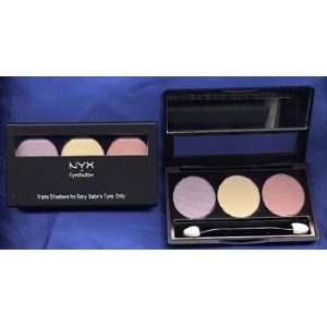  NYX 3 Color Eyeshadow Trio #2 Pink/Yellow/Pink Beauty