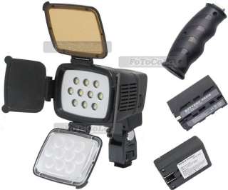 hot shoe camcorder vedio led light lamp + grip as Comer  