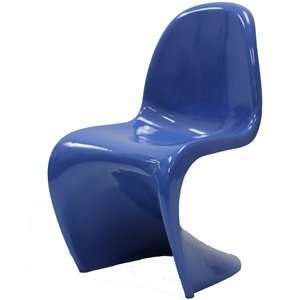  Verner Panton Style Chair in Blue