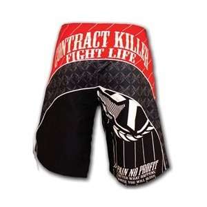 Contract Killer 2010 Circuit Red Fight Shorts  Sports 