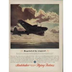 B 17 Flying Fortress, Reprinted by Request.  1943 