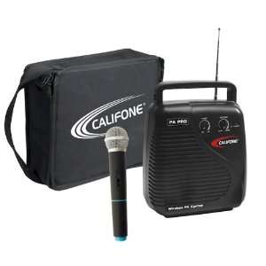   Califone PA10B1 PA Pro 10 Watt Portable PA System: Musical Instruments