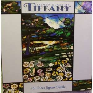  Stained Glass By Tiffany 750 Piece Jigsaw Puzzle Toys 