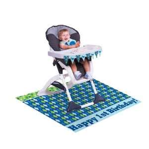  Ocean Preppy Boy High Chair Decorating Kit: Toys & Games