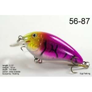  3.1 Shallow Diving Crankbait Fishing Lures for Northern 