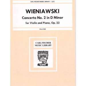  Wieniawski Henryk Concerto 2 in d minor Op 22 For Violin 