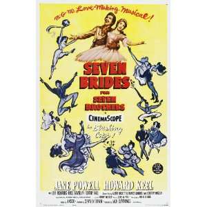  Seven Brides for Seven Brothers   Movie Poster   27 x 40 
