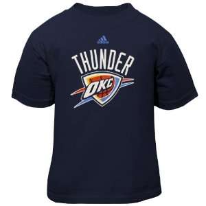 adidas Oklahoma City Thunder Toddler Full Primary Logo T Shirt   Navy 
