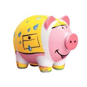  Mini Piggy Bank, Raincoat Piggy, Porcelain Mini Piggy Bank 