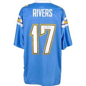 Philip Rivers Autographed Jersey  Details San Diego Chargers, Blue 