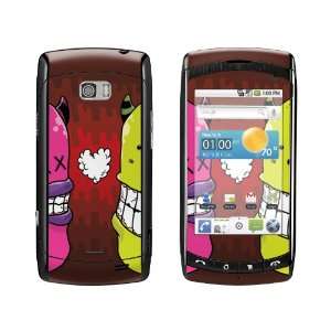   Skin for Motorola DROID Ally   Monster Talk Cell Phones & Accessories