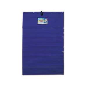   Pocket Chart with Five Clear Sentence Strips, Blue, 3
