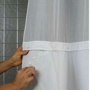 Sensible Storage RBH14ACE01 Shower Curtain 70x54   Frost:  