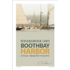 : Maine Travel 11 x 17 Poster Featuring Windhammer Days in Boothbay 